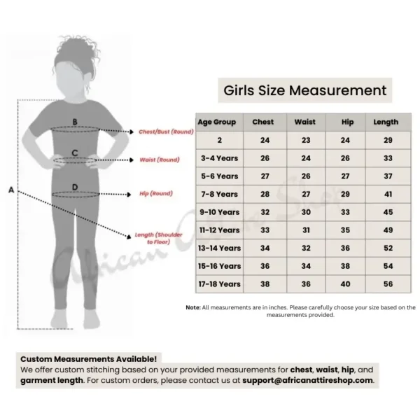 Girls size