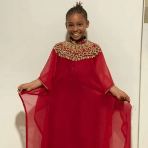 Kids Abaya Moroccan Caftan Dress (1)