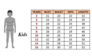 Kid's Size Guide
