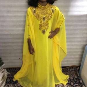 kids abaya moroccan girls caftan dress