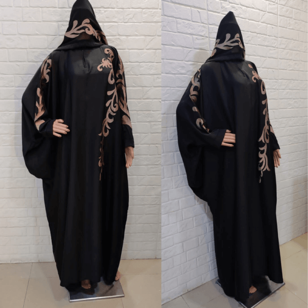 Beautiful Black Abaya Dress (1)