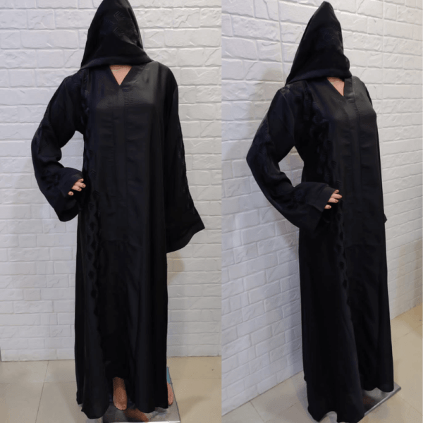Black Abaya Embroidery Designs Dubai (1)