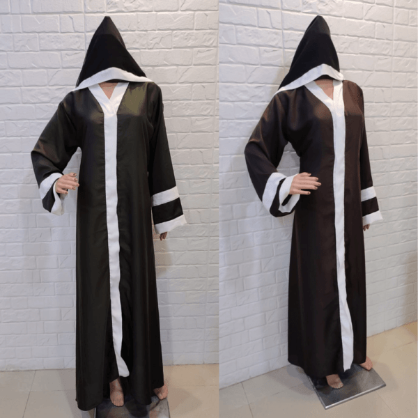 Dubai Abaya for Modest Women with Scarf (1)