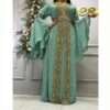 Royal Dubai Moroccan Kaftan Dress for women with Scarf