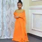 Beautiful Hand Bead Moroccan Kaftan for Girl