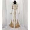 Beautiful White Luxurious Moroccan Kaftan Dress