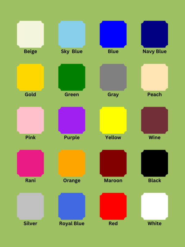 Colors Sheet