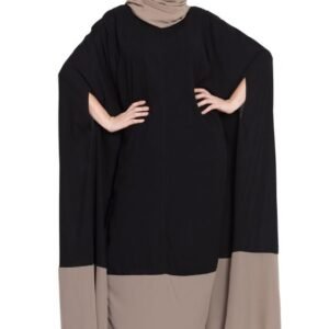 contrast bottom irani abaya free size