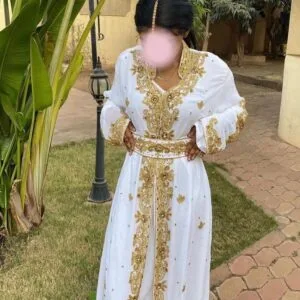 arabic kaftan evening dress