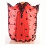 beautiful zari work moroccan kaftan dress