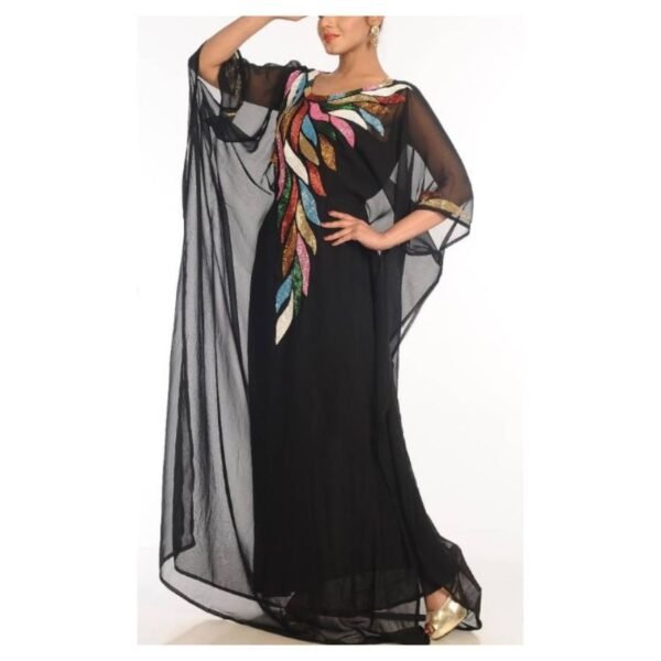 black kaftan dress for women for women (2)