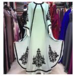 white kaftan morocco dress