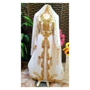 african attire bridesmaid kaftan wedding gown long (1)