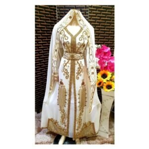 kaftan wedding gown dress