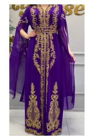 royal dubai arabic moroccan kaftan dress