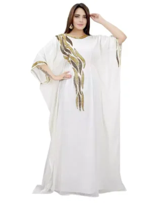 dubai moroccan kaftan maxi dress