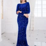 Royal Blue Evening Dress