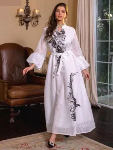 Dubai Luxury Kaftan Abaya Robe Party Dresses