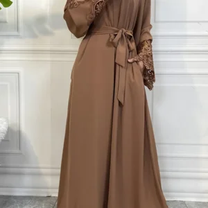 Brown Robe Abaya Dress Islamic Clothing for Women
