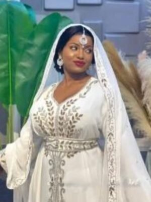 Regal Radiance: African Kaftan Dress for Ladies, Abaya Long Maxi