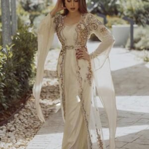 Stunning Dubai Kaftan Luxurious Maxi Dress for Weddings, Parties & Beach