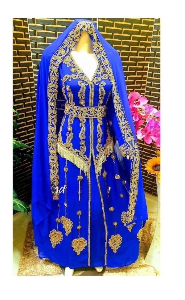 Stunning African Print Bridesmaid Dress Modern Caftan for Weddings