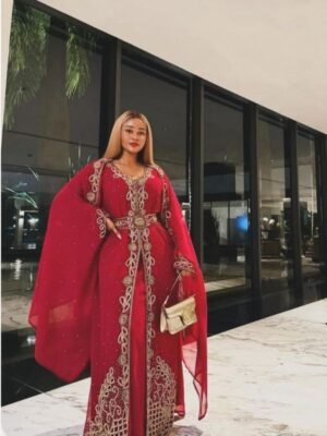 Stunning Dubai Kaftan Dress Flowing Elegance for Modern Women