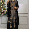 Hand-Embroidered Moroccan Kaftan Gown (2)