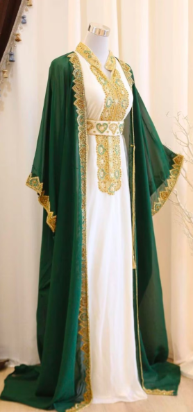 Handcrafted Luxury Kaftan Gown (1)