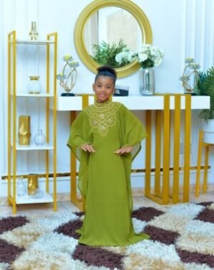 Muslim Baby Girl Kaftan Dress