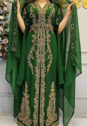 Embroidered Beaded Designer Kaftans Dubai