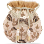 Exquisite Embellished Silk Potli Bag