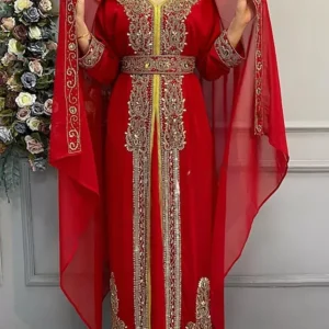 Moroccan Style Kaftan Luxurious Traditional Wear (1)