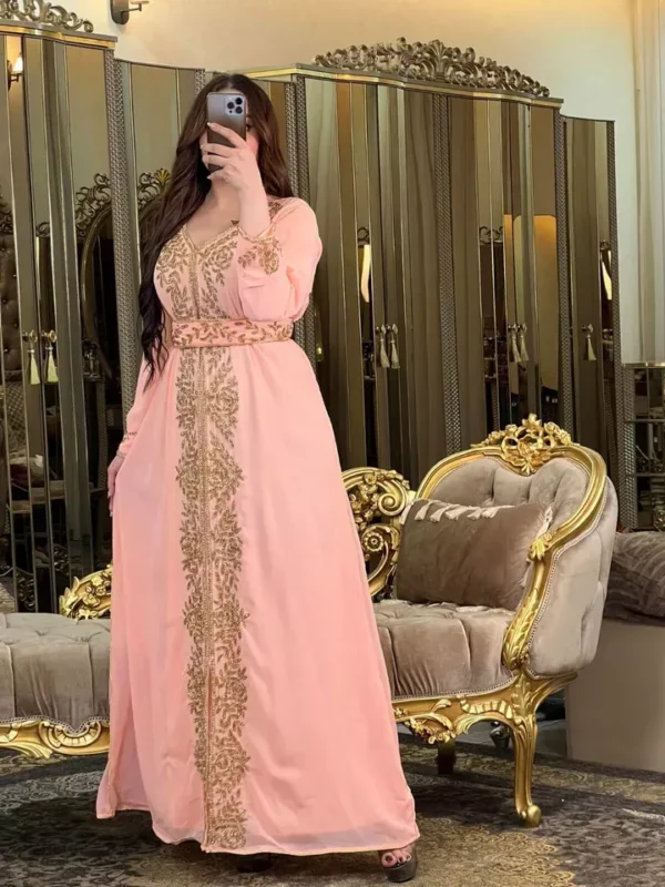 Party Wear Dubai Kaftan Dress Perfect for Every Celebration (4)