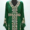 Dark Green Moroccan Kaftan (1)