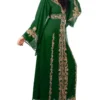 Dark Green Moroccan Kaftan (3)