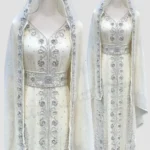 Royal White Wedding Islamic Kaftan (1)