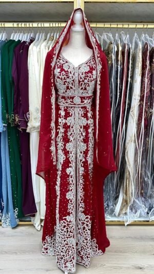 red caftan dress for wedding (16)