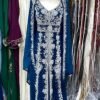 royal blue caftan dress for wedding