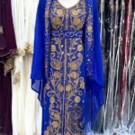 blue caftan dress for wedding