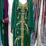 Sale!! Green Kaftan Dress Wedding/Nikkah Hand Beaded Luxury Gown