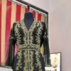 Black Zari Embroidered Kaftan (2)