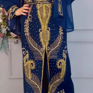 Moroccan blue wedding gowns (1)