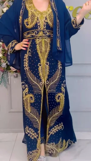 Moroccan blue wedding gowns (1)