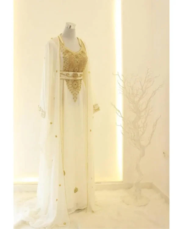 White-Zari-Hand-Beaded-Luxurious-Moroccan-Kaftan-Jacket-style (1)