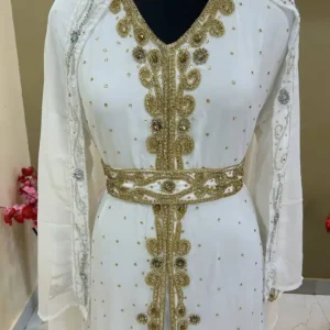 white abaya for Nikkah