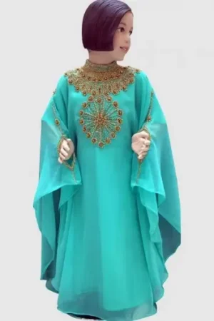 Kids Kaftan with Hand-Beaded Zari Work (1)