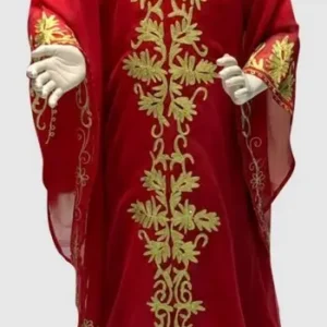 Red Girls Caftan Dress for Ramadan – Stunning Kids Kaftan