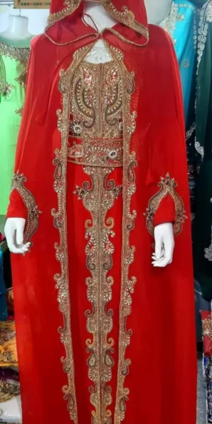 Red Moroccan Kaftan