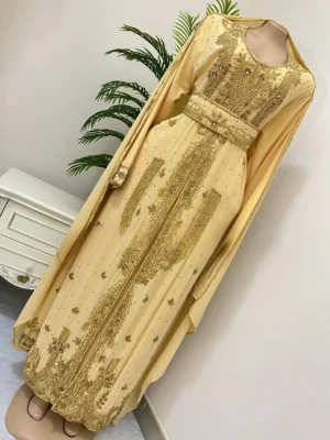 Stunning Moroccan Kaftan for Special Occasions - Handcrafted